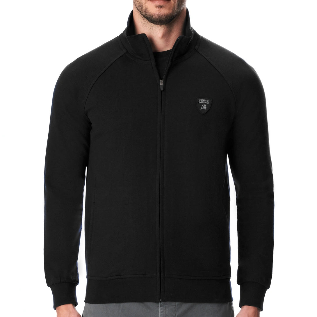 Lamborghini Full Zip Men Sweatshirt Black