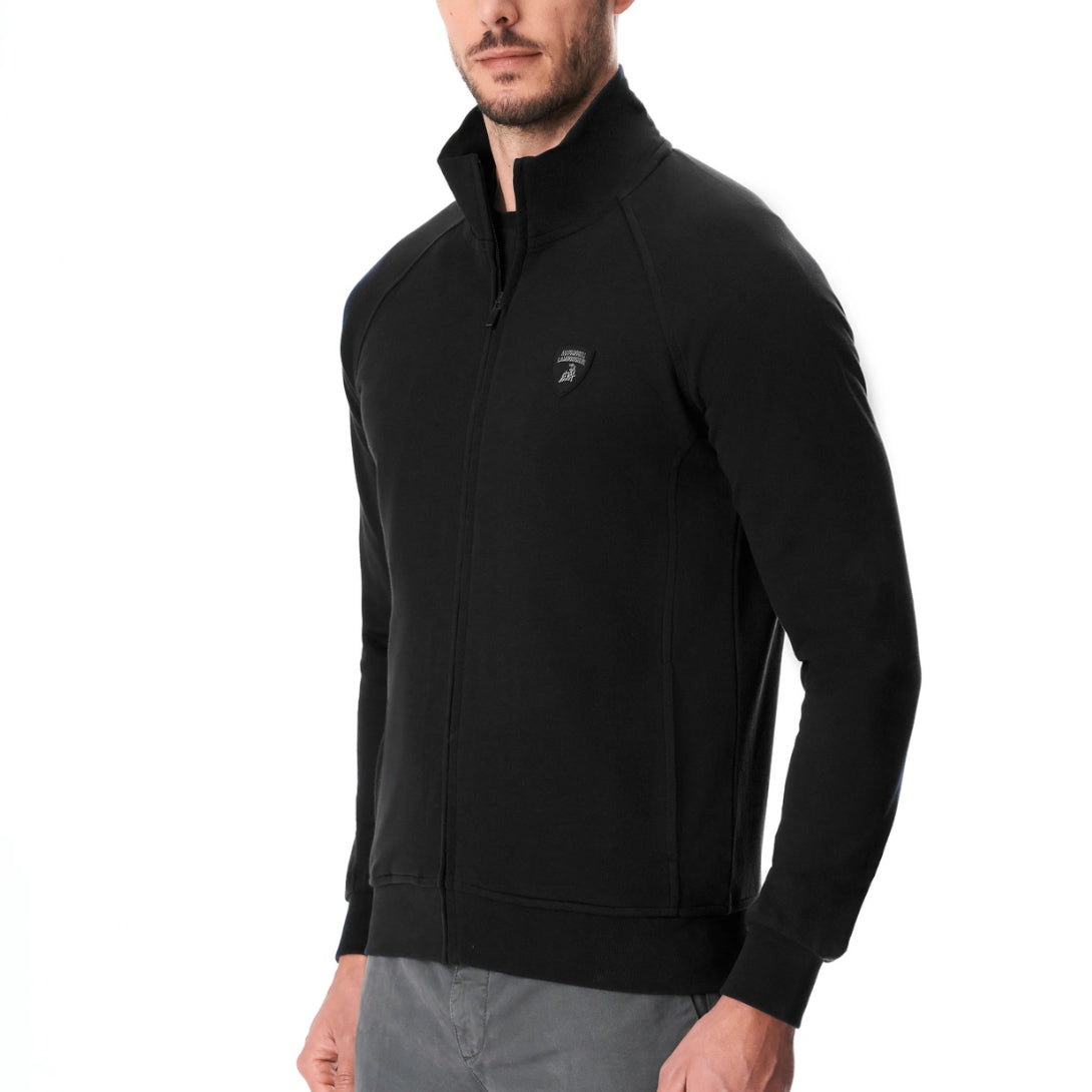 Lamborghini Full Zip Men Sweatshirt Black
