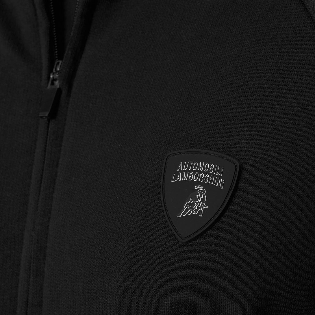 Lamborghini Full Zip Men Sweatshirt Black