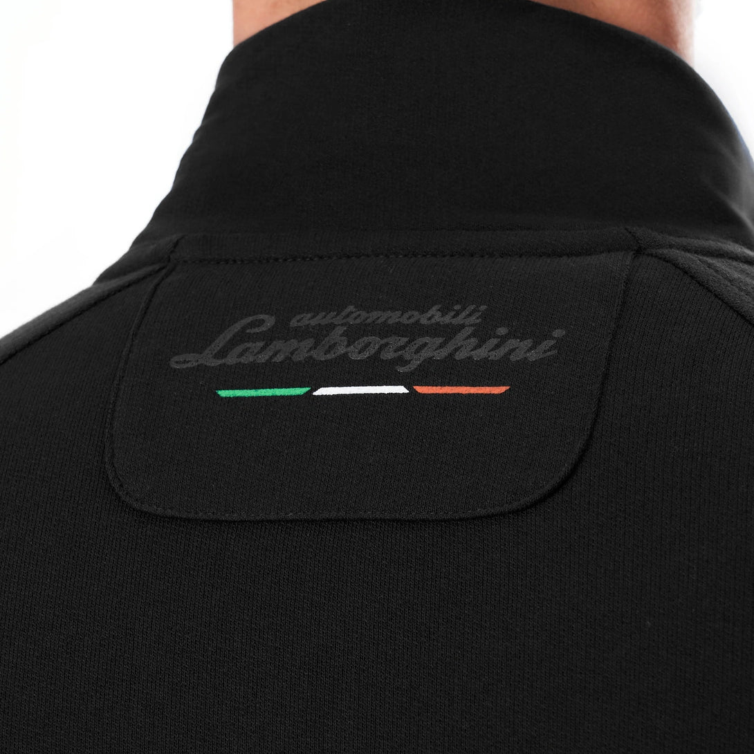 Lamborghini Full Zip Men Sweatshirt Black