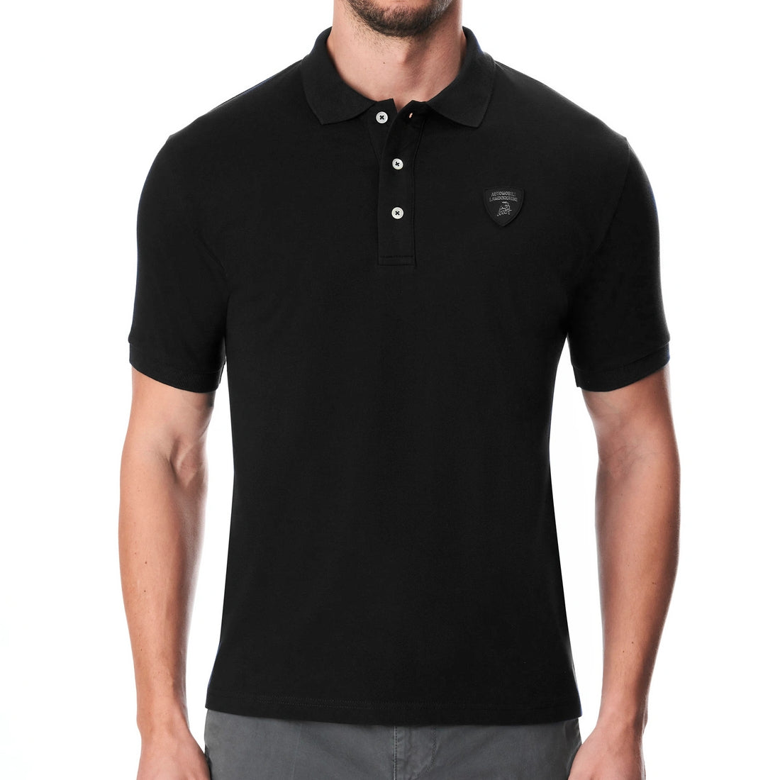 Lamborghini Iconic Polo Shirt Black