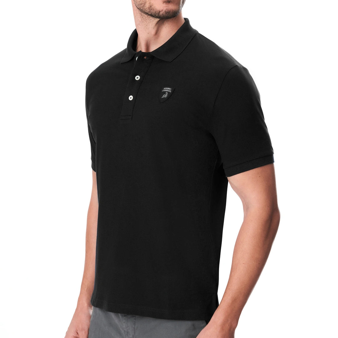 Lamborghini Iconic Polo Shirt Black