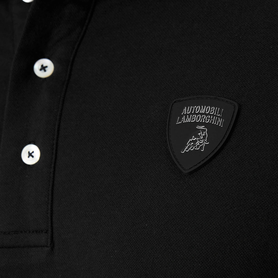 Lamborghini Iconic Polo Shirt Black