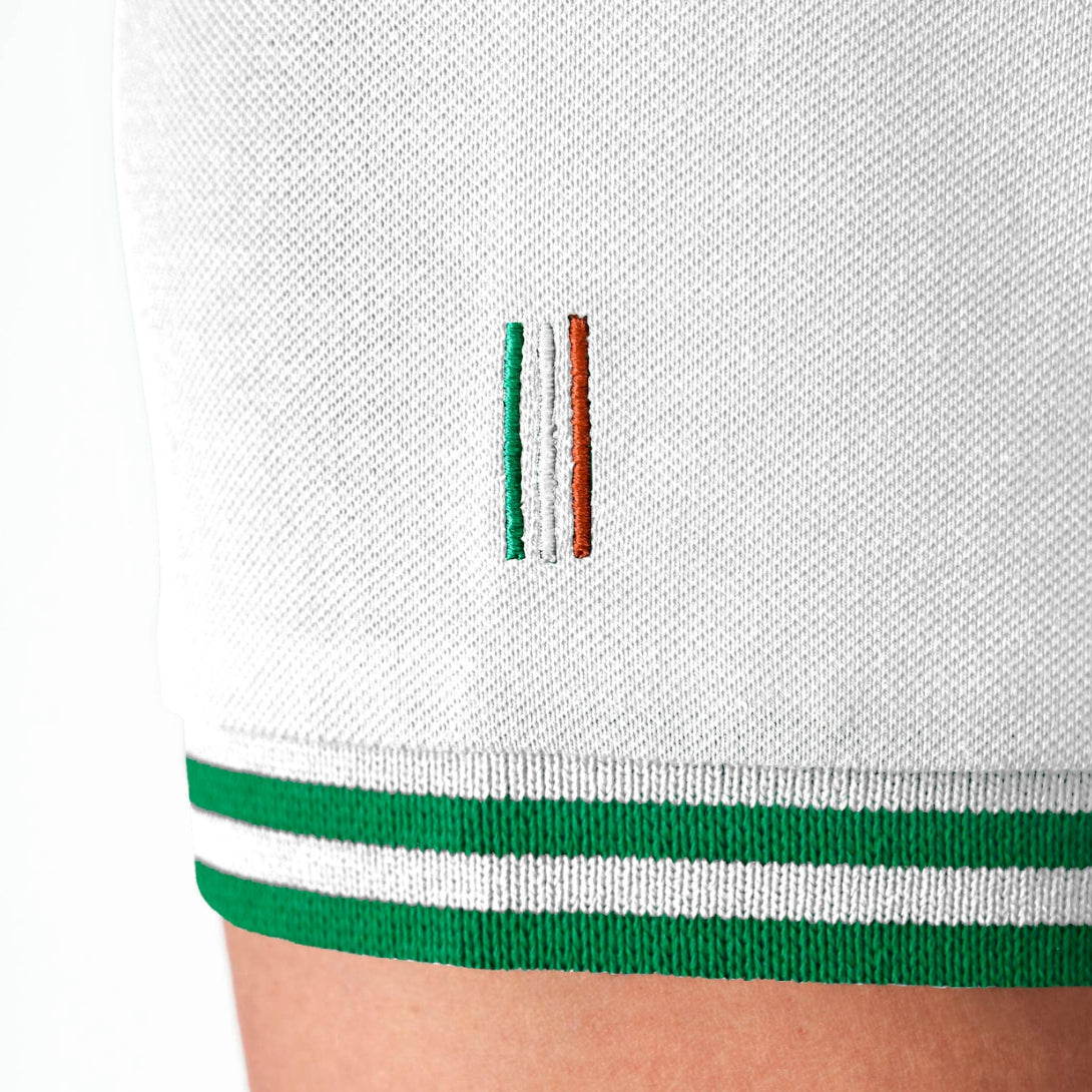 Lamborghini Squadra Corse Men White Travel Polo