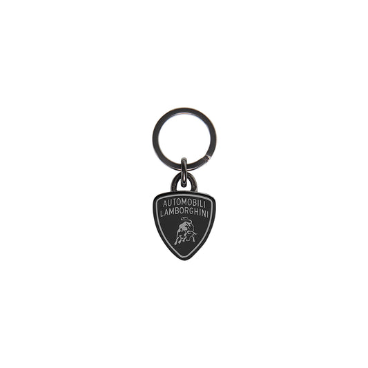 Lamborghini Keyring with Dark Silver Shield
