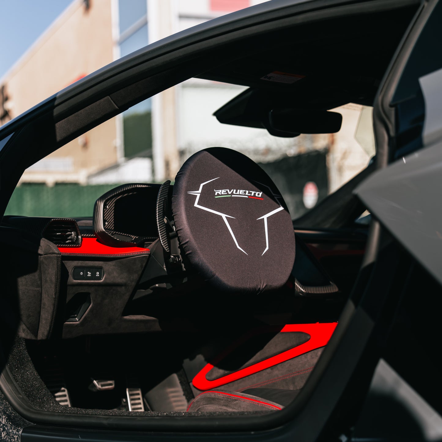 Lamborghini Revuelto Steering Wheel Cover