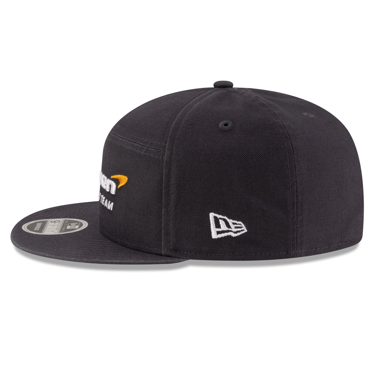 McLaren F1 New Era 9Fifty Split Panel Flat Brim Hat Phantom Gray