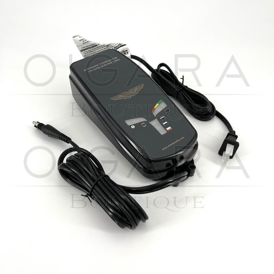 9G43-37-11545 Aston Martin DBS DB7 DB9 DB11 DB12 DBX 707 Vantage F1 Formula 1 One SUV Rapide Vanquish Taraf V12 Zagato V8 Battery Charger Maintainer Genuine OEM Accessories Accessory Vehicle Trickle Travel Storage Park Parking Supercars Sportscar Maintenance Automatic Car Care Essential Essentials