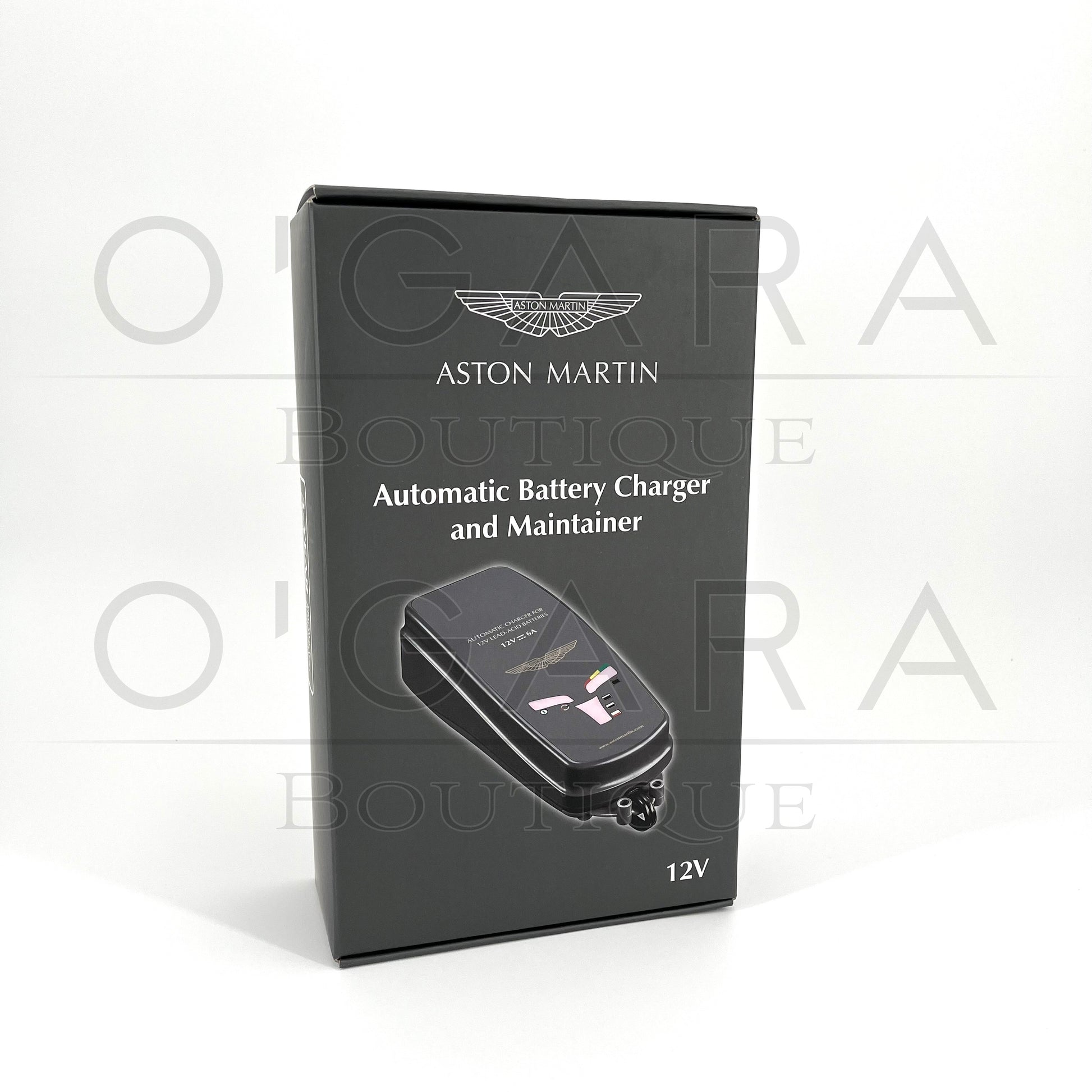 9G43-37-11545 Aston Martin DBS DB7 DB9 DB11 DB12 DBX 707 Vantage F1 Formula 1 One SUV Rapide Vanquish Taraf V12 Zagato V8 Battery Charger Maintainer Genuine OEM Accessories Accessory Vehicle Trickle Travel Storage Park Parking Supercars Sportscar Maintenance Automatic Car Care Essential Essentials