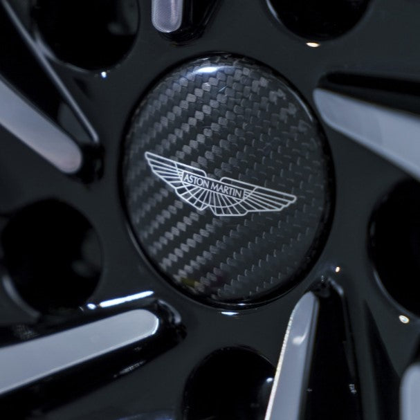 CG43-36-11400 CG43-36-11401 Aston Martin Carbon Fiber Center Caps Luxury New Vantage Wheel Hub Cap Satin Matte Gloss Finish