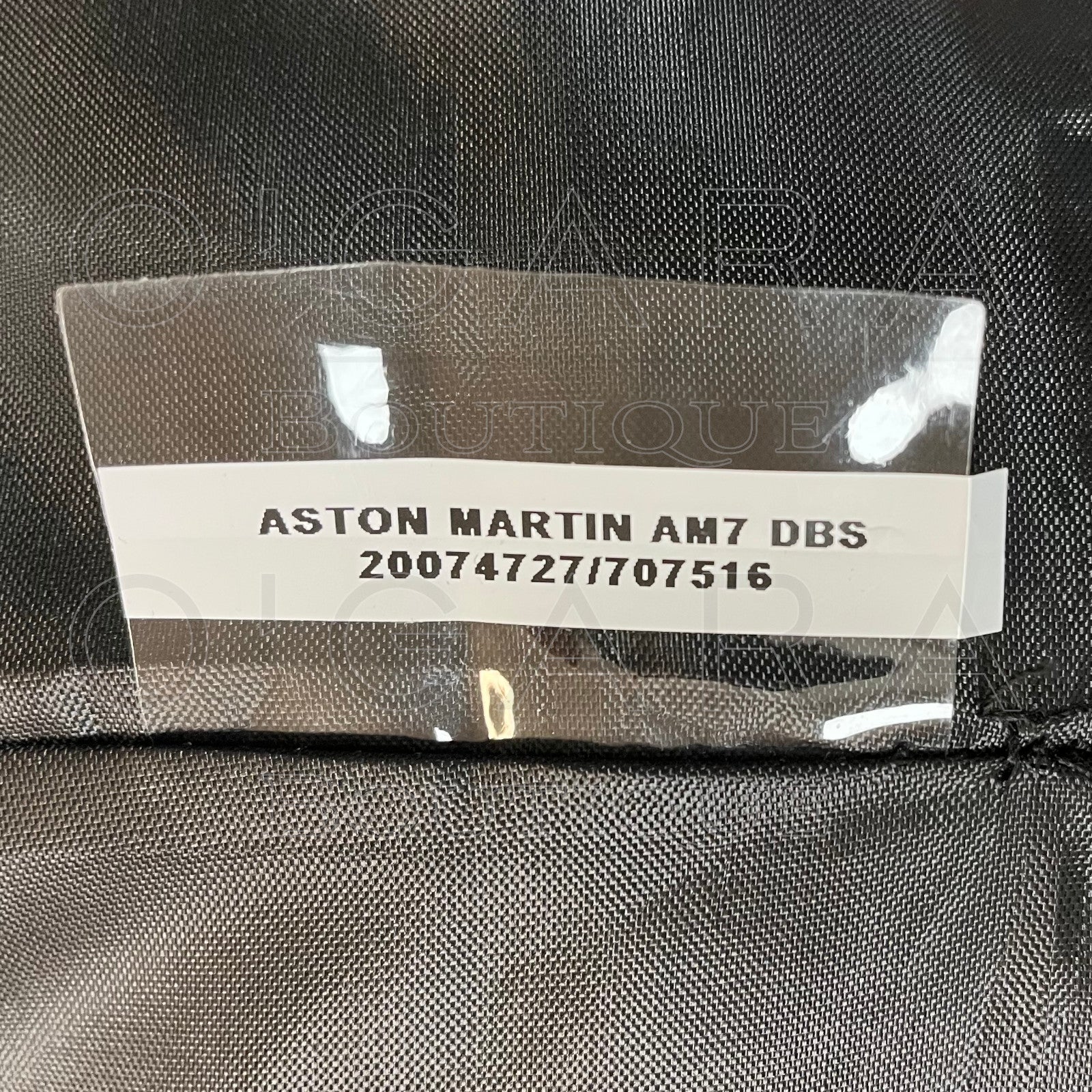 707516 Aston Martin DBS Superleggera Black INDOOR Car Cover Premium Car Care Vehicle Accessory Accessories Essential Essentials Travel Maintenance Storage Park Parking Weather Proof O'Gara Ogara Coach Beverly Hills