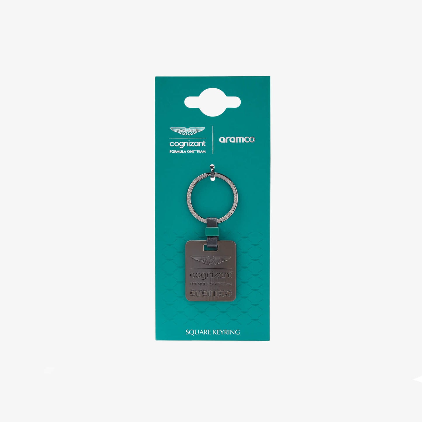 AMF100010 Aston Martin F1 Formula 1 Team Keychain Keyring Lifestyle Merchandise Merch Gift Gifts