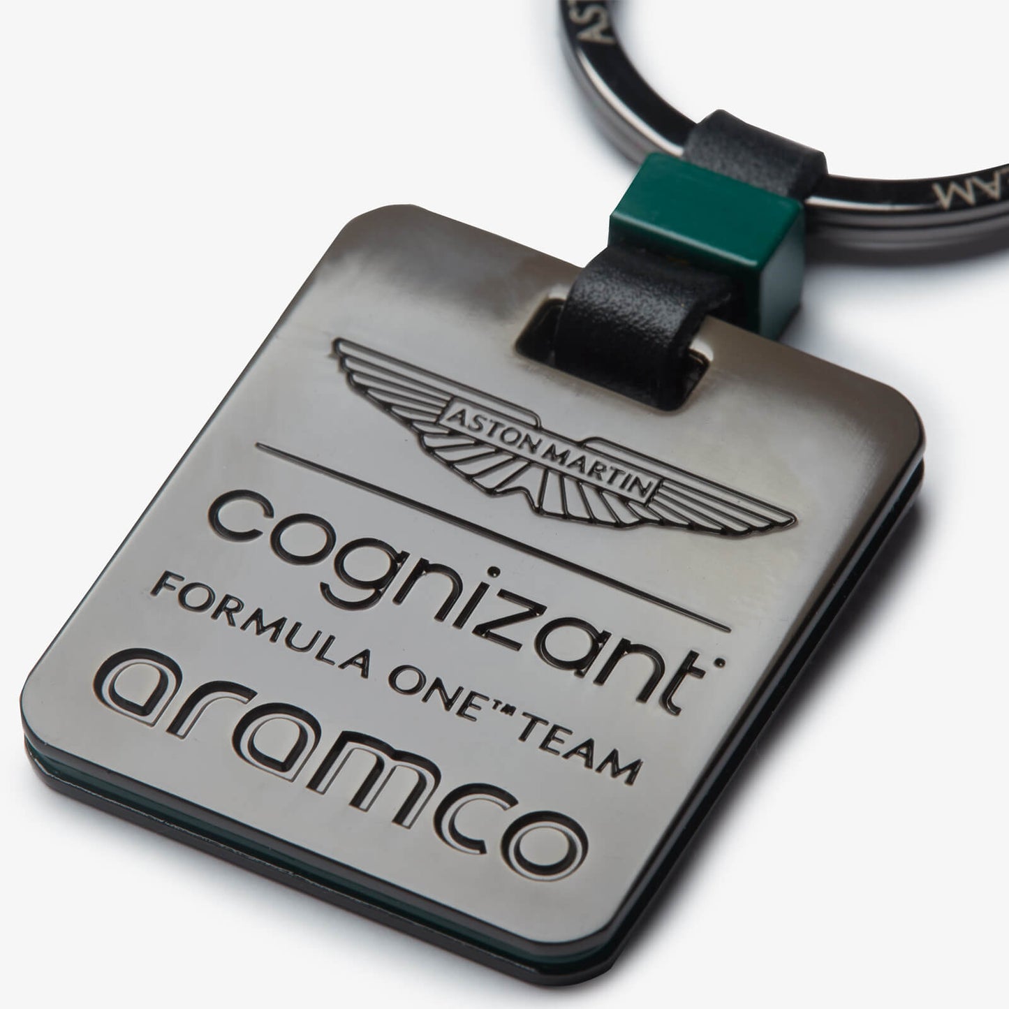 AMF100010 Aston Martin F1 Formula 1 Team Keychain Keyring Lifestyle Merchandise Merch Gift Gifts