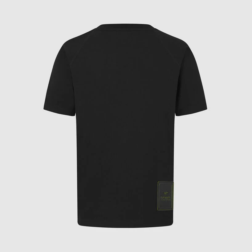 701228841 Aston Martin F1 Team Stealth Logo T-Shirt Tshirt Black Merchandise Merch O'Gara OGara Beverly Hills Aramco Formula 1 F1 One Gift Gifts Ideas Green