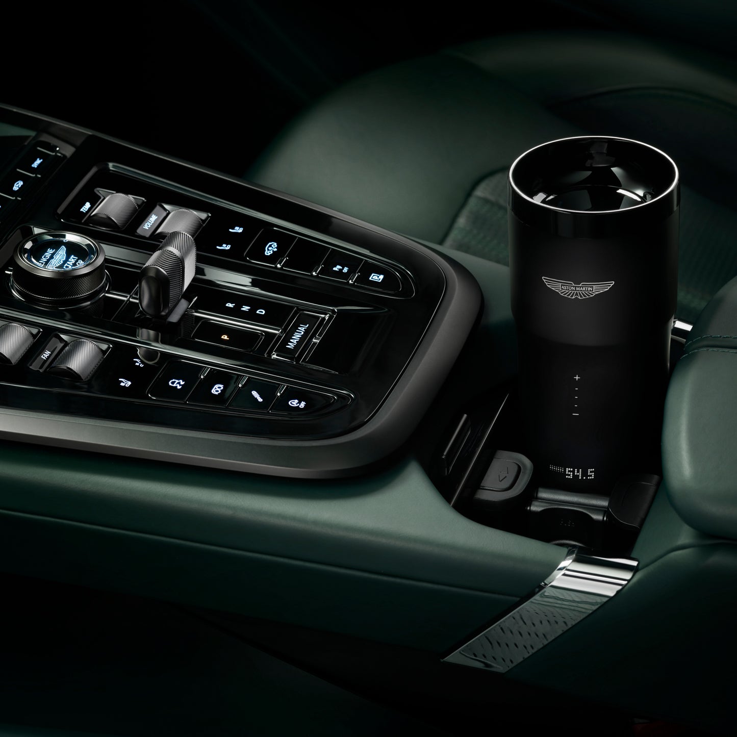 708019 Aston Martin Genuine OEM Heated Cup Travel Mug Drink Cold Accessory Vehicle Accessories Vantage DB11 DB12 DBS Superleggera DBX Vantage Suv Travel Lifestyle