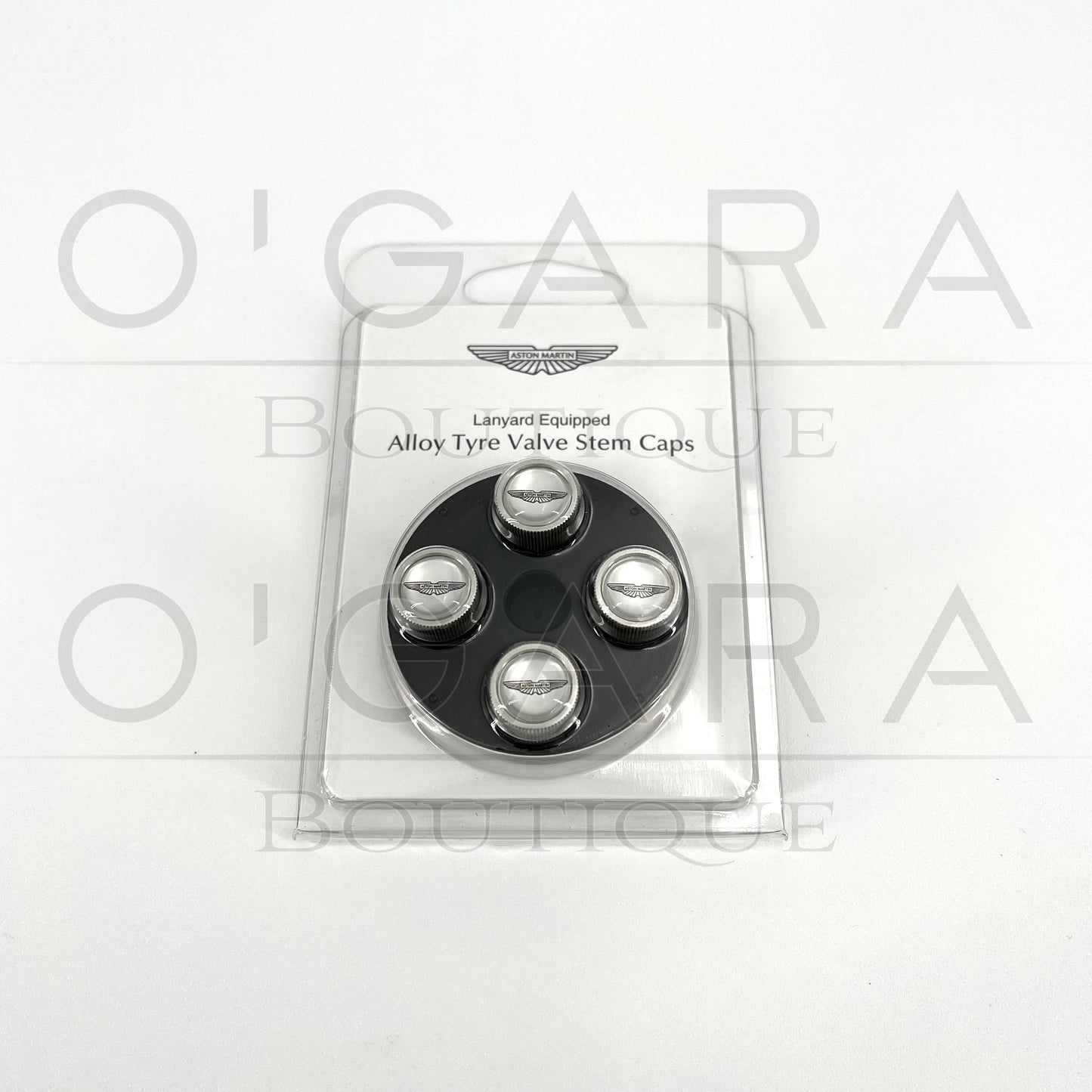 36-28889-PK Aston Martin DBS DB11 DB9 DB7 DB12 Vanquish DBX SUV Valve Stem Caps with Logo OEM Genuine Accessories Accessory Vehicle Supercars Sportscar Car Care Essential Essentials