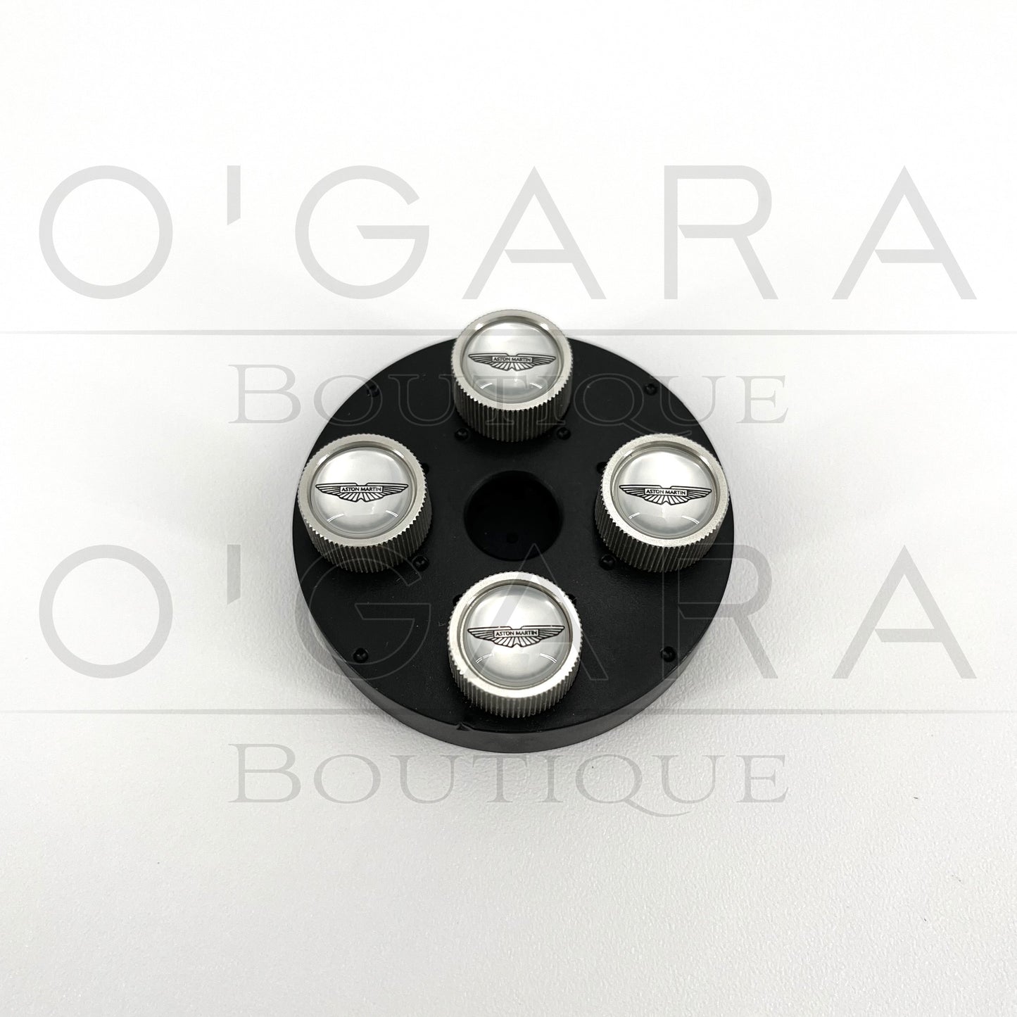 36-28889-PK Aston Martin DBS DB11 DB9 DB7 DB12 Vanquish DBX SUV Valve Stem Caps with Logo OEM Genuine Accessories Accessory Vehicle Supercars Sportscar Car Care Essential Essentials