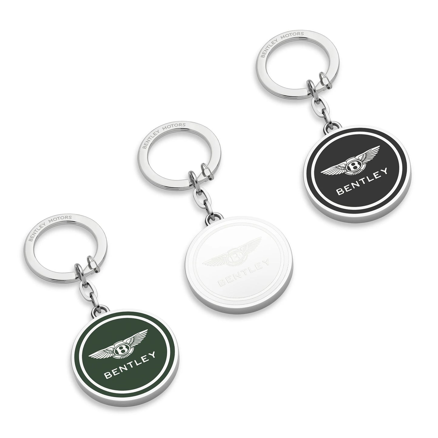 Bentley Enamel Knurling Keyring