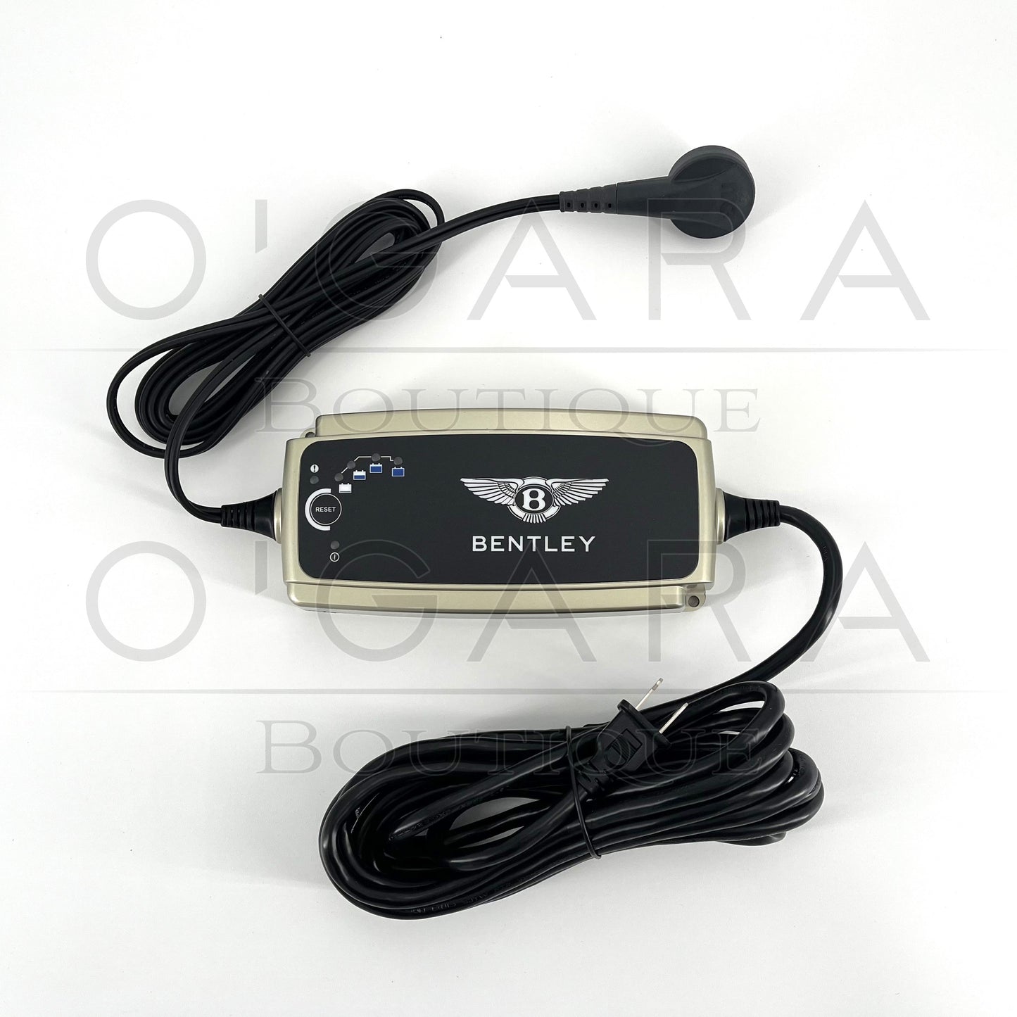 3Y0915685A Bentley GT GTC Convertible Continental Flying Spur Bentayga V8 W12 Battery Charger & Maintainer Genuine OEM Accessories Accessory Vehicle Trickle Travel Storage Park Parking Supercars Sportscar Maintenance Automatic Car Care Essential Essentials