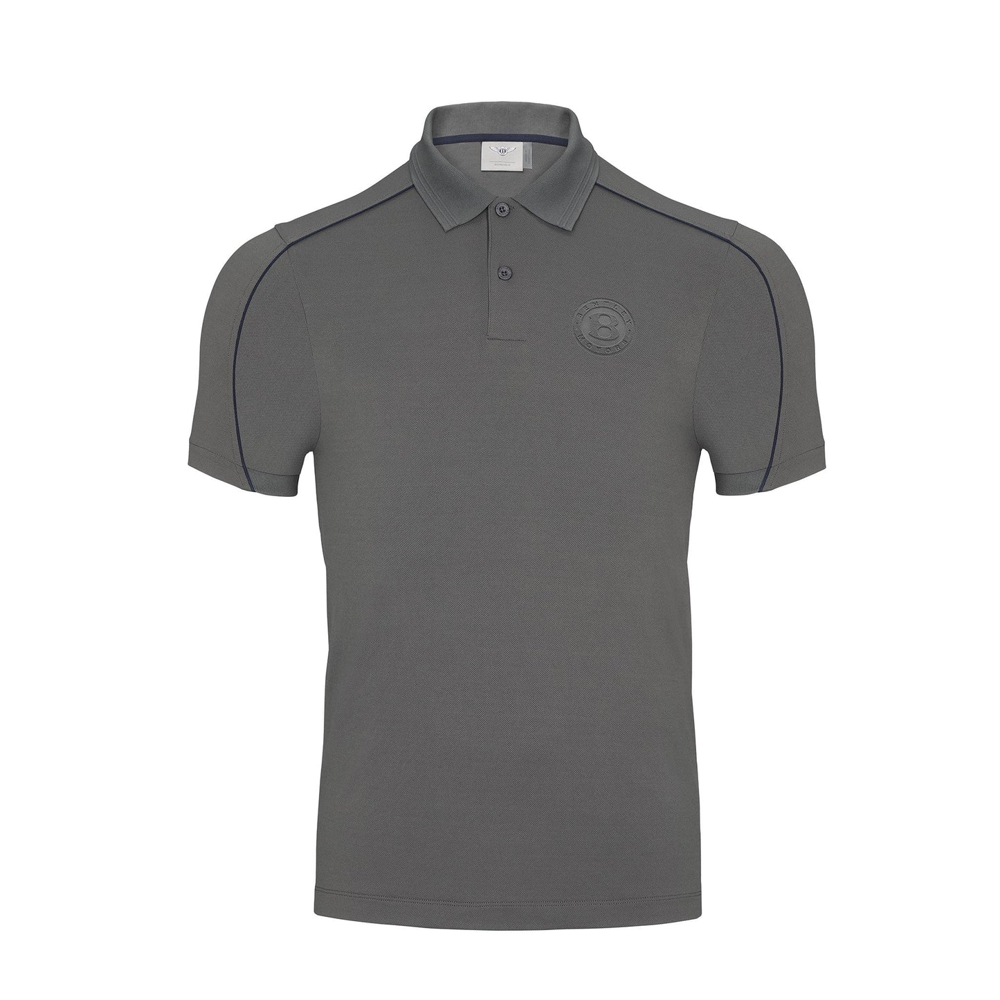 Bentley Men's Soft Touch Logo Polo Shirt Gray