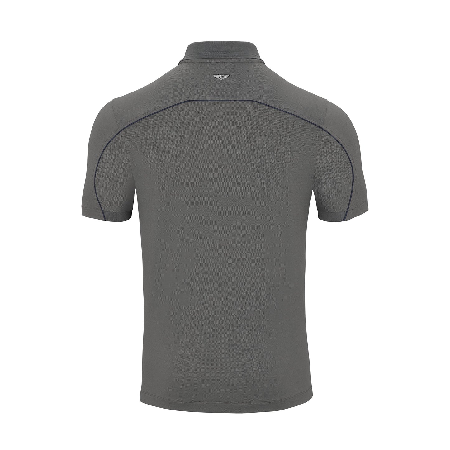 Bentley Men's Soft Touch Logo Polo Shirt Gray