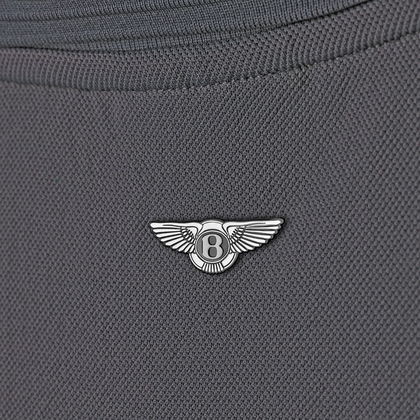 Bentley Men's Soft Touch Logo Polo Shirt Gray