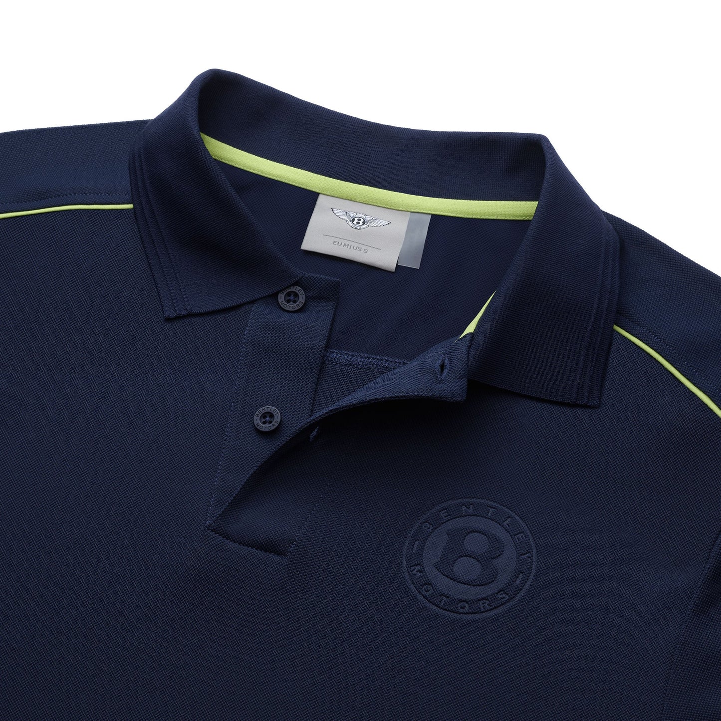 Bentley Men's Soft Touch Logo Polo Shirt Navy