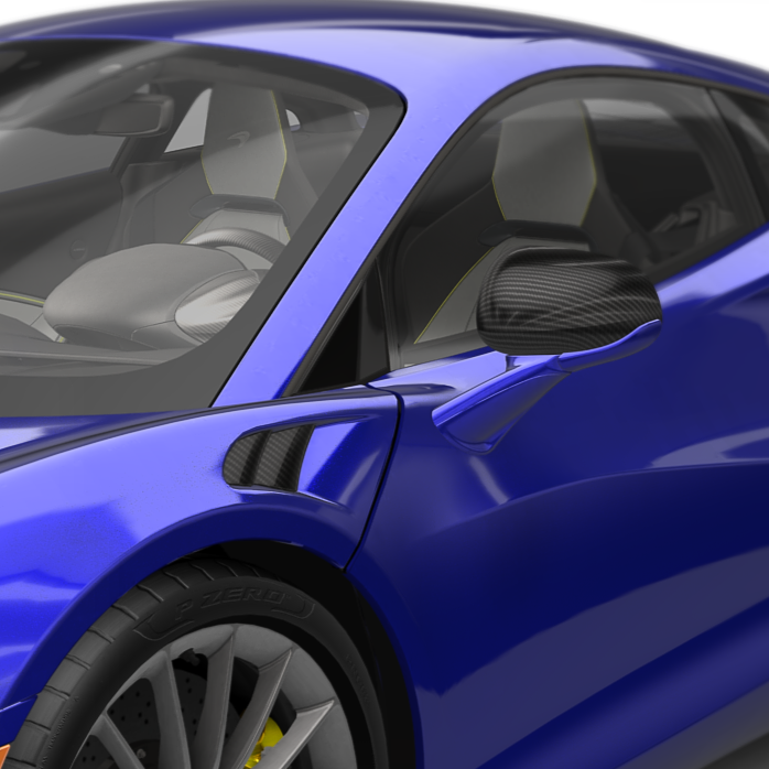 McLaren Artura Carbon Fiber Front Fenders Louvers