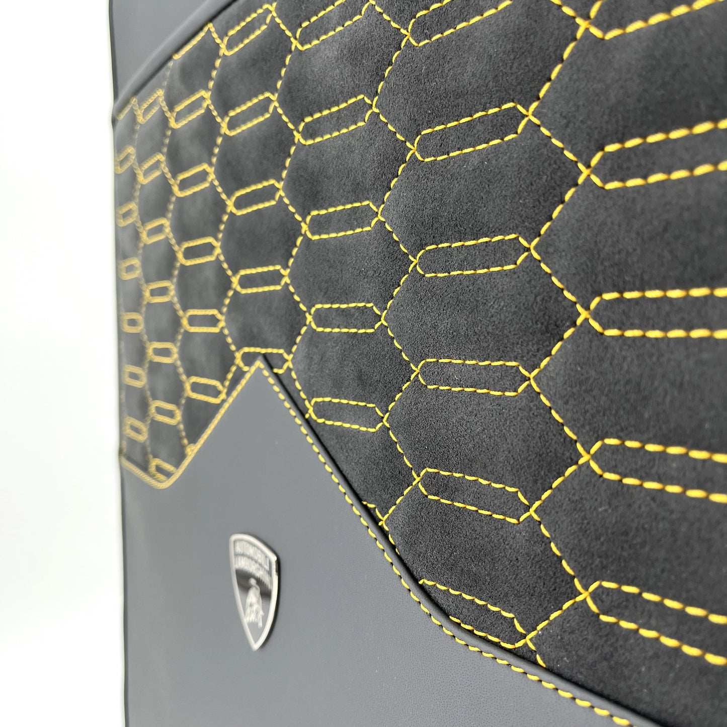 Lamborghini Urus Luggage Set - Black / Yellow Stitching