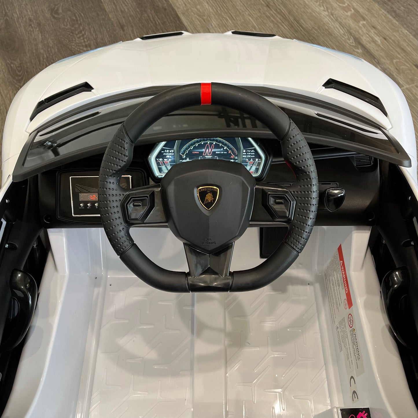 12V Ride-On Lamborghini Aventador SVJ Electric Car Toy Kids Children