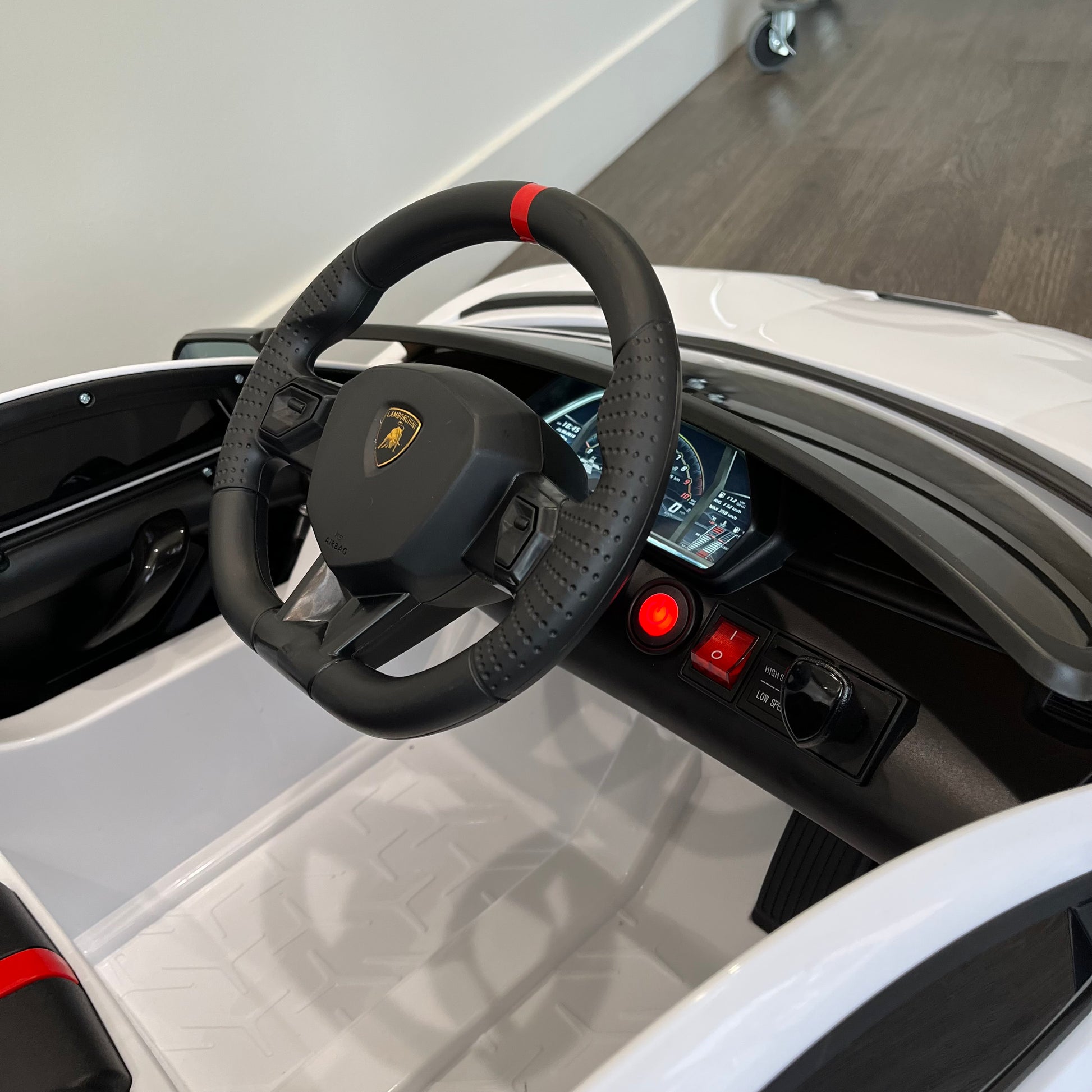 12V Ride-On Lamborghini Aventador SVJ Electric Car Toy Kids Children