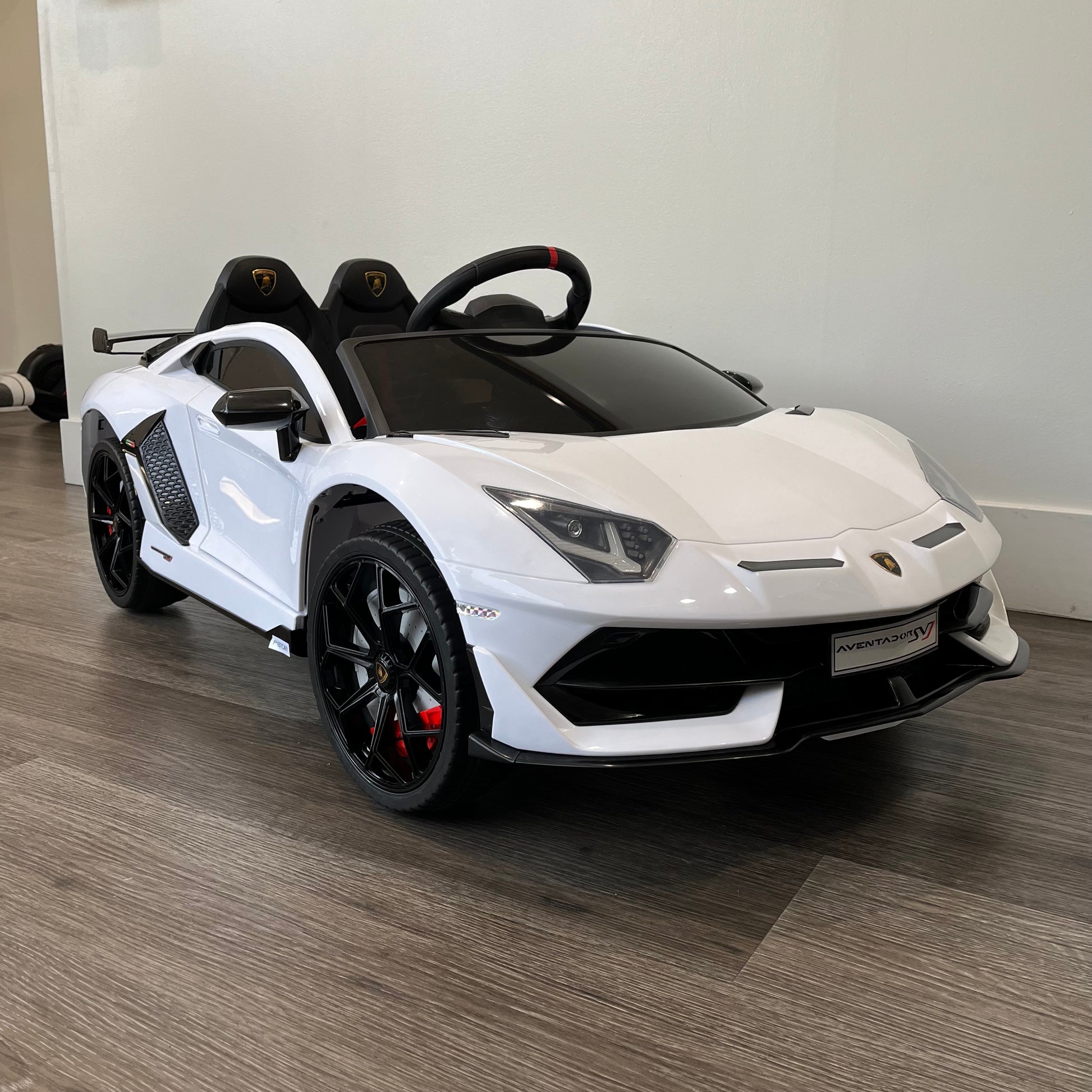 12V Ride-On Lamborghini Aventador SVJ Electric Car Toy Kids Children