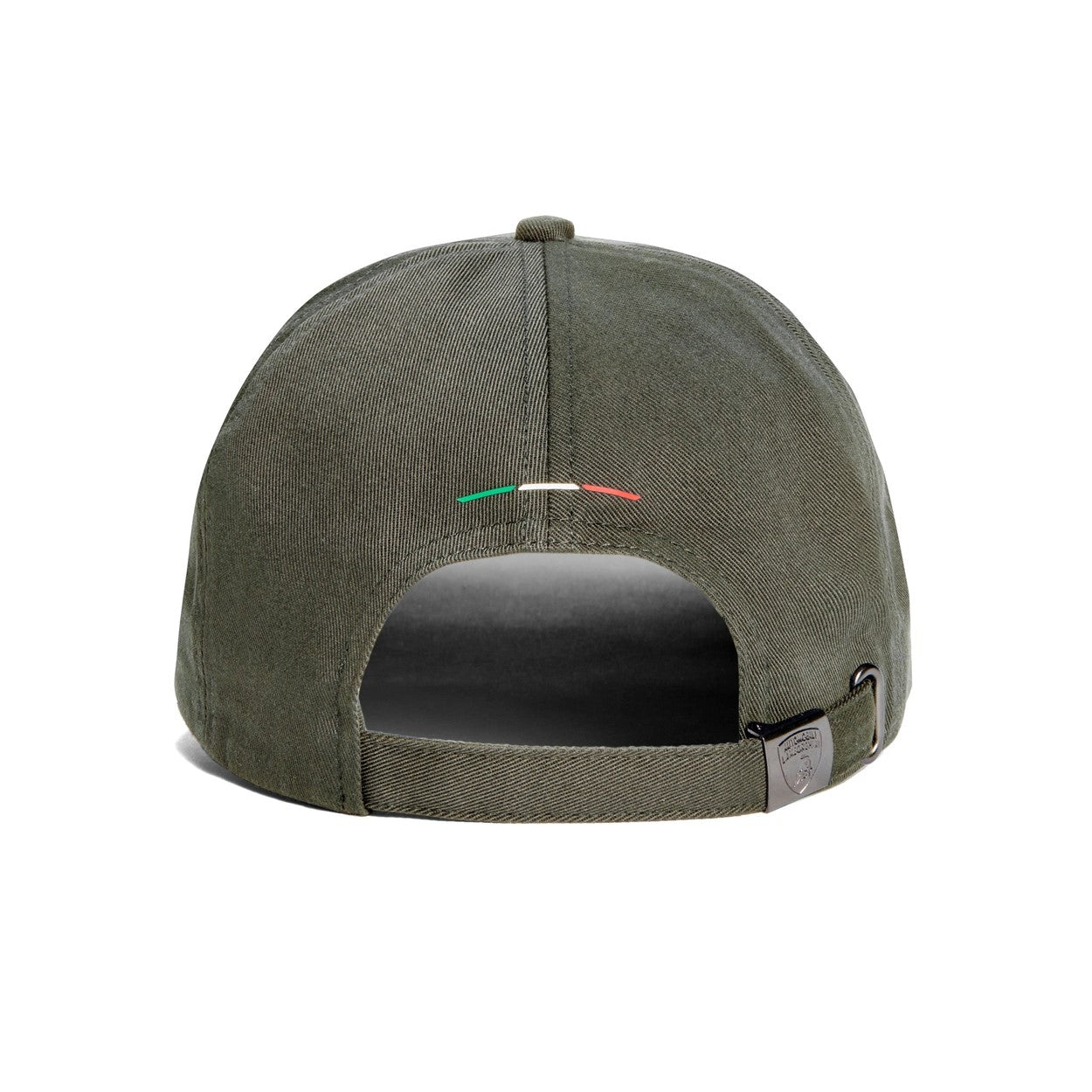 Lamborghini Black Shield Logo Cap Army Green