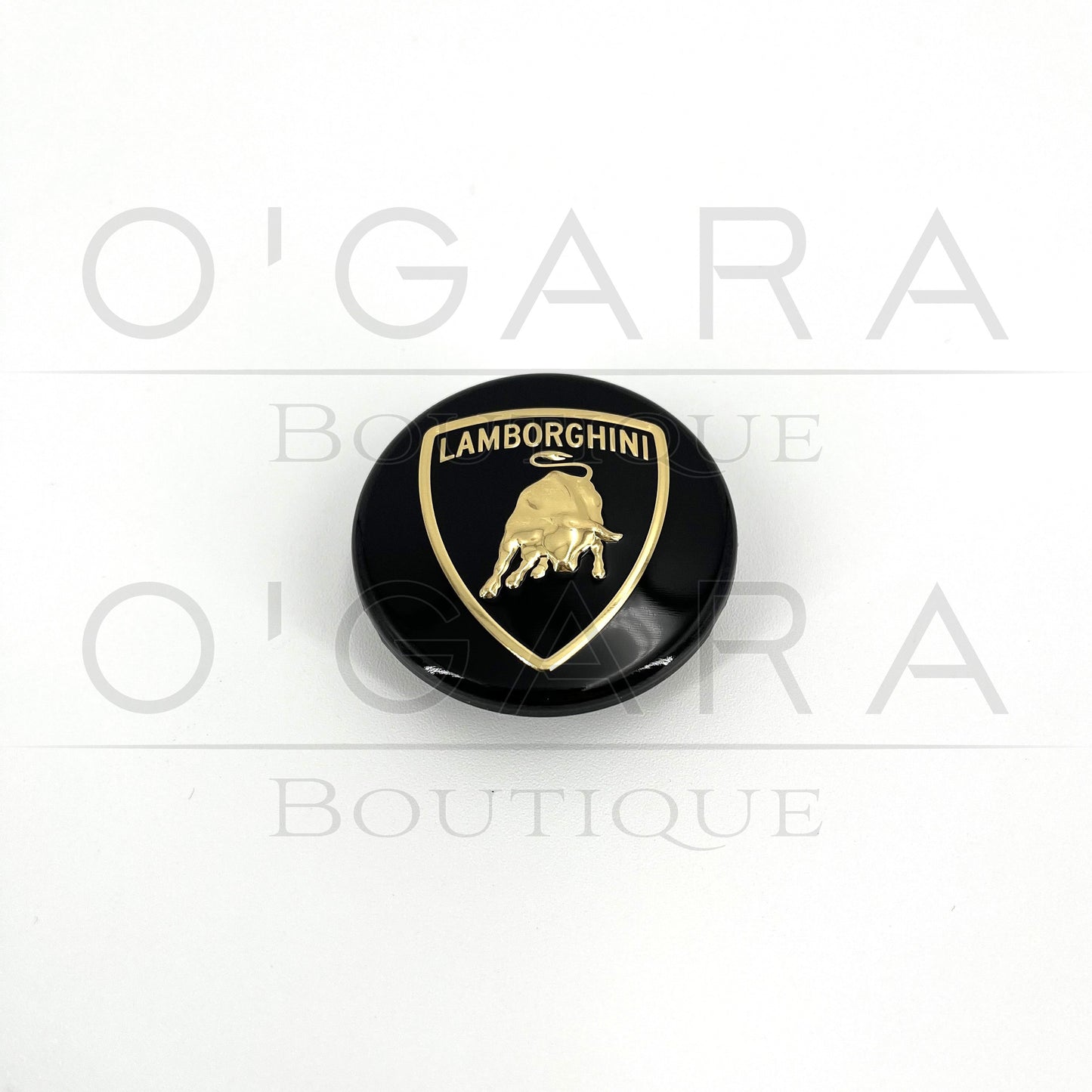 470601259C Lamborghini Gold Shield Center Cap for CENTER LOCK WHEELS Genuine OEM Vehicle Accessories