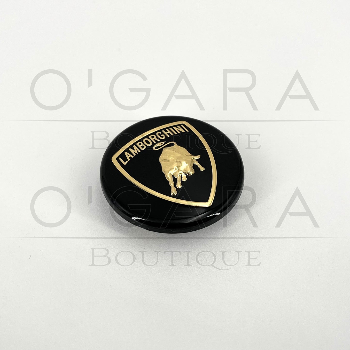 470601259C Lamborghini Gold Shield Center Cap for CENTER LOCK WHEELS Genuine OEM Vehicle Accessories