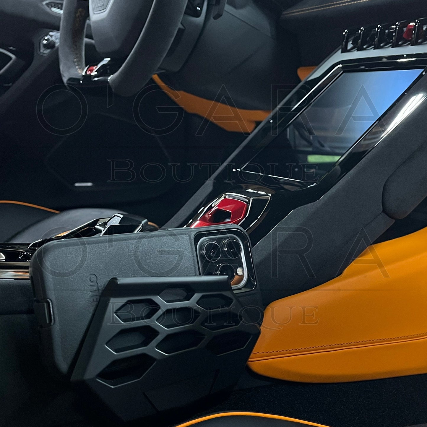 4T1862371 Automobili Lamborghini Huracan Performante EVO STO Super Trofeo Omologata STJ Tecnica Sterrato Coupe Spyder NEW Clip Phone Holder OEM Genuine Accessori Originali Accessories Accessory Vehicle Supercars Sportscar Car Care Essential Essentials