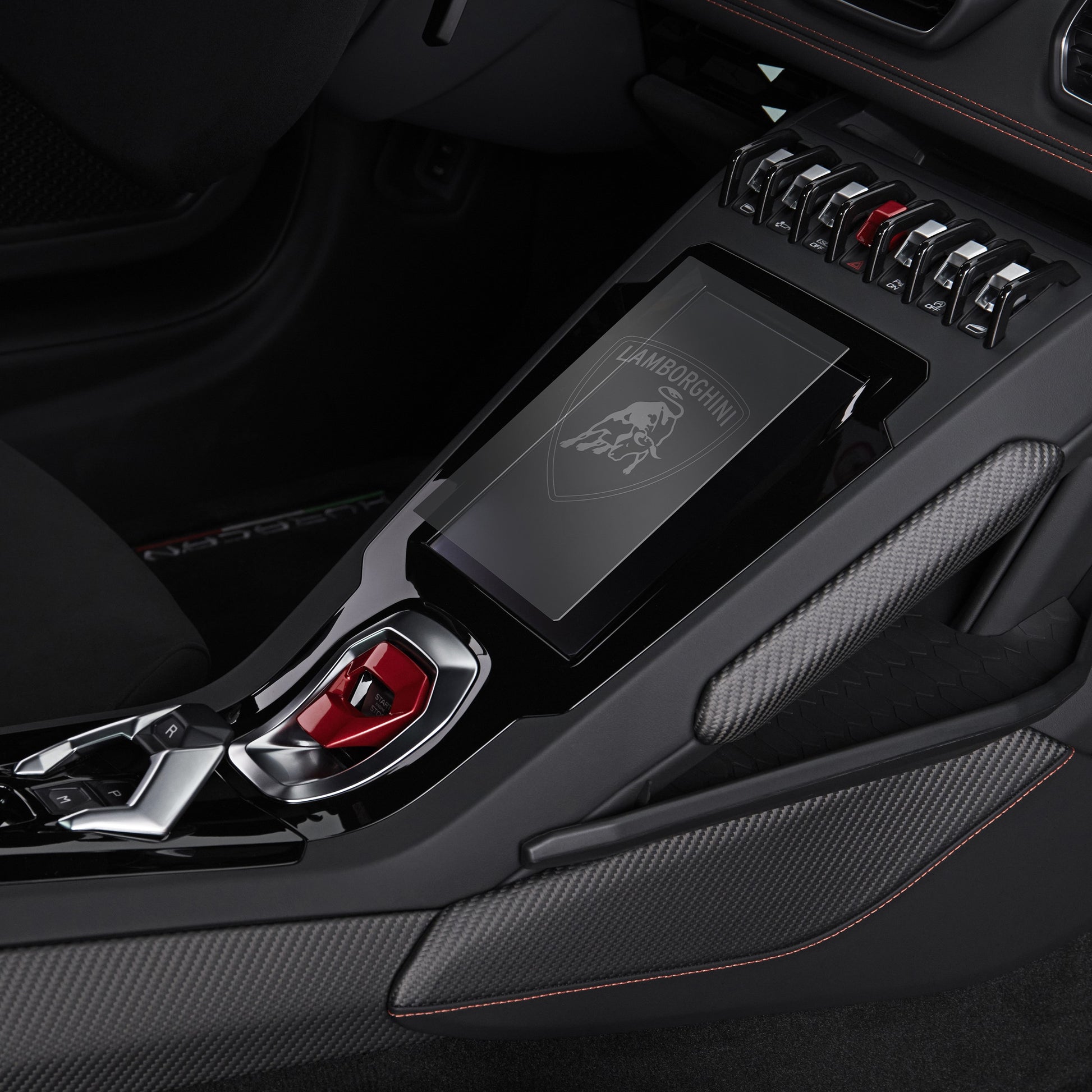 4T0035345 Accessori Originali Lamborghini Huracan STO Tecnica Performante LP610 LP580 EVO Screen Protector Infotainment Protection Care OEM OE Genuine Vehicle Accessory Accessories Essential Essentials Maintenance