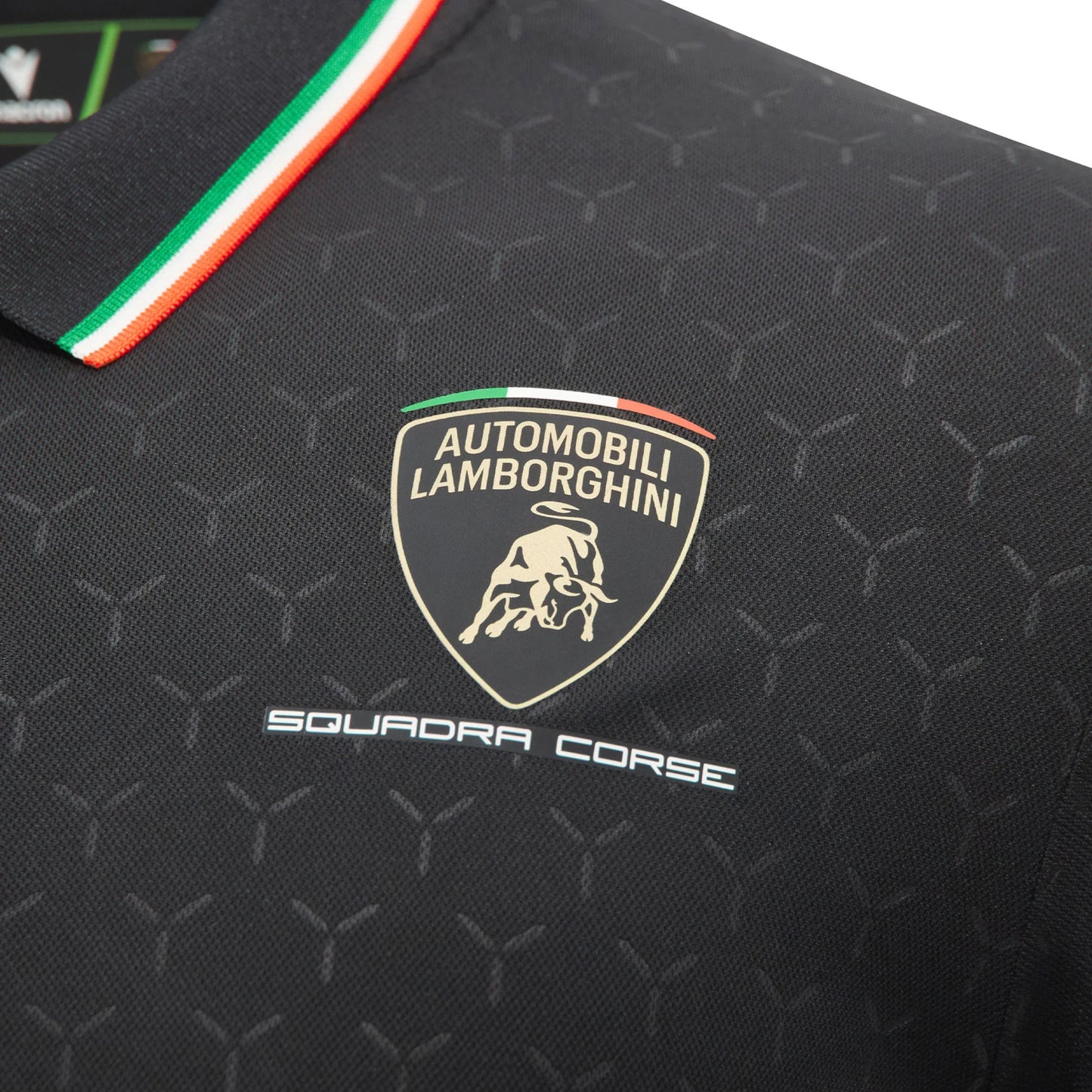 Lamborghini Squadra Corse 2026 SC63 Men Polo Black