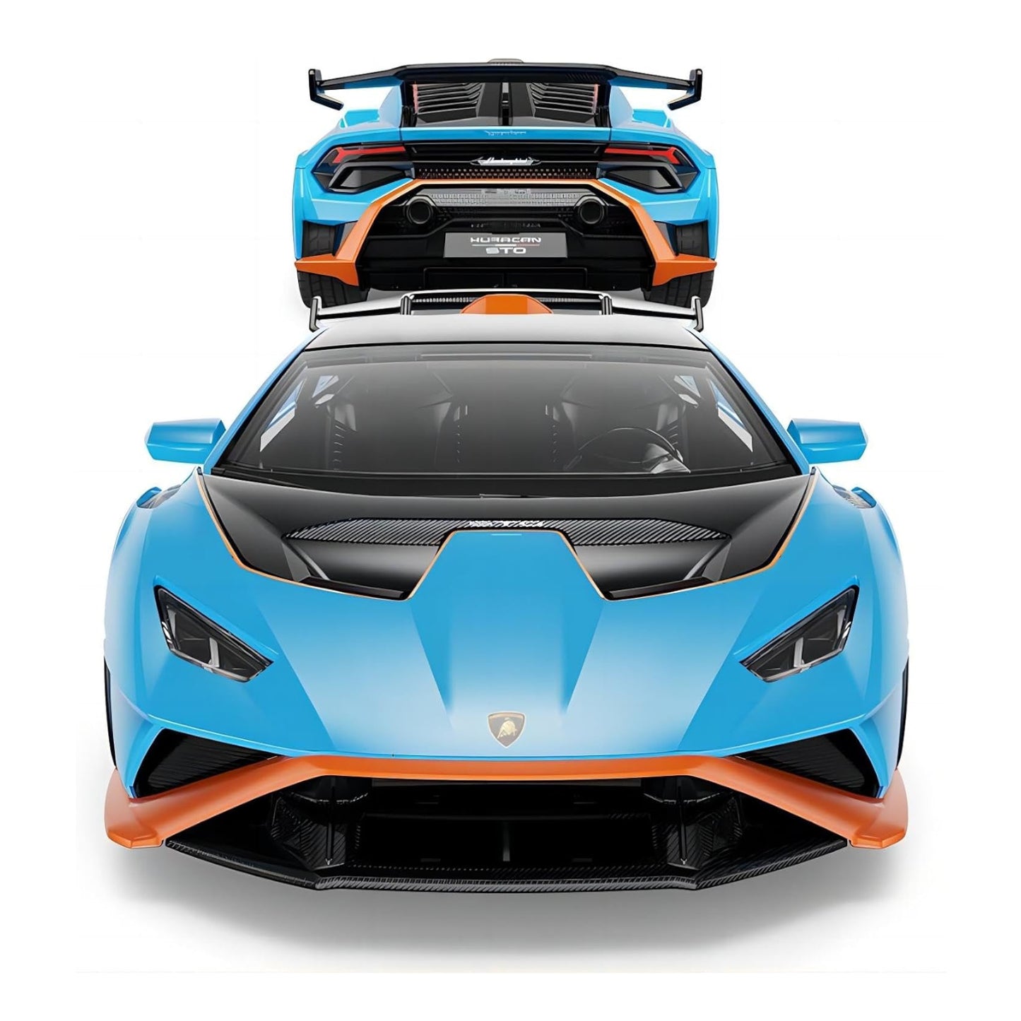 1:32 1/32 Scale Diecast Die Cast Lamborghini Huracan STO Blu Blue Rastar Special Edition Racing Track Hypercar Supercar Toy Car Kids Children Collectible Collectibles