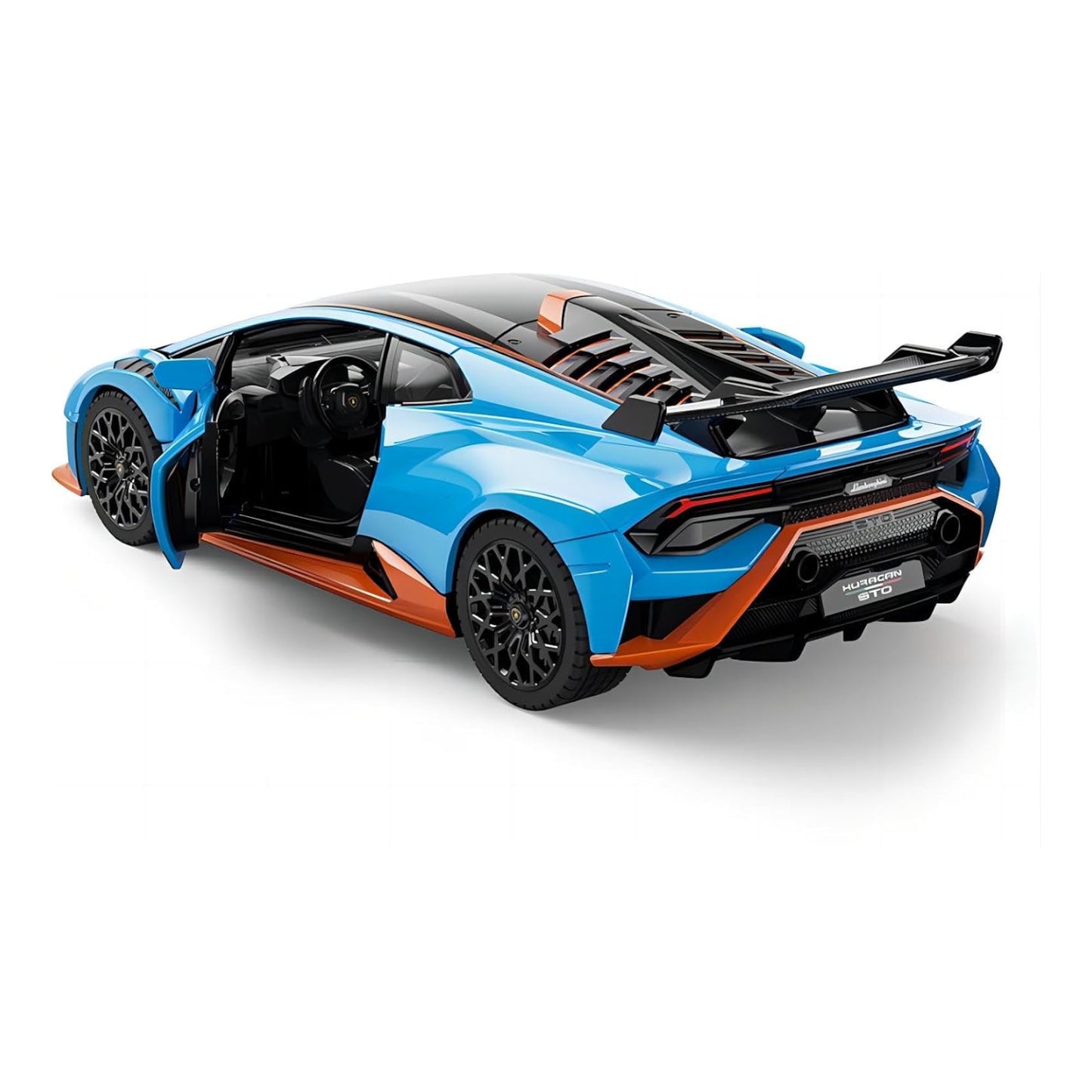 1:32 1/32 Scale Diecast Die Cast Lamborghini Huracan STO Blu Blue Rastar Special Edition Racing Track Hypercar Supercar Toy Car Kids Children Collectible Collectibles