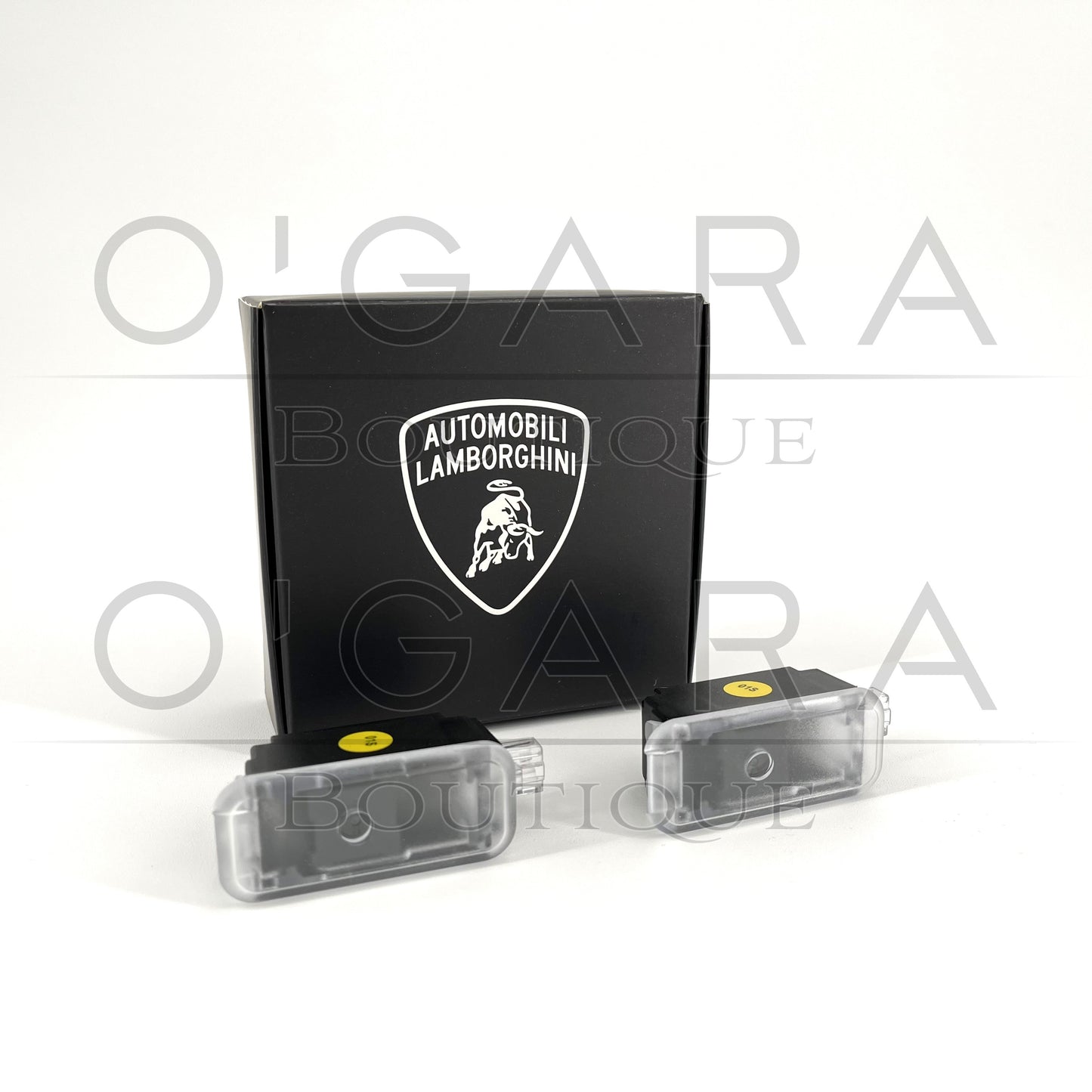 4T0998200C Automobili Lamborghini NEW Door Puddle Entry Lights Shield Logo Urus EVO Sterrato Performante Tecnica STO Coupe Spyder OEM OE Genuine Original Accessori Originali Car Vehicle Accessories Accessory O'Gara Ogara Boutique Beverly Hills