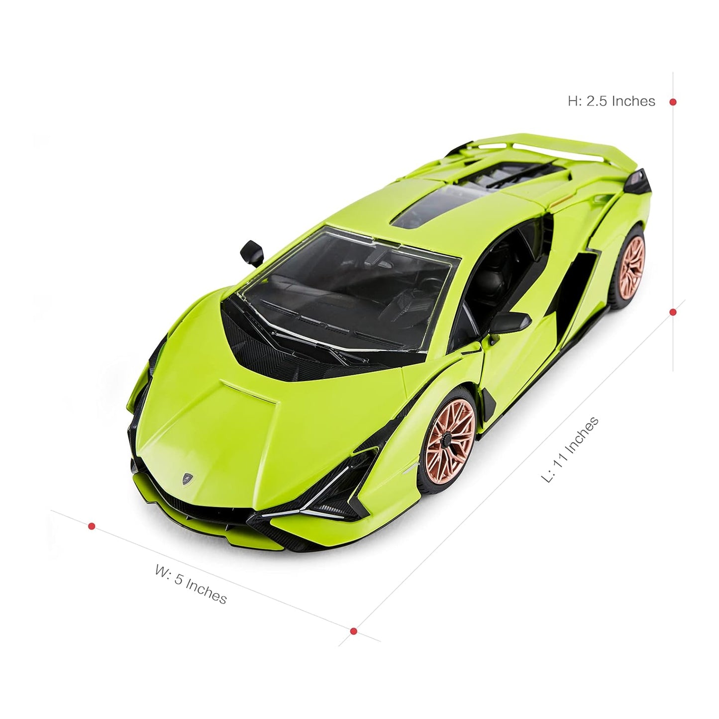 1:18 1/18 Scale RC Lamborghini Sian Build Kit Rastar Special Edition Racing Track Hypercar Supercar Toy Car Kids Children