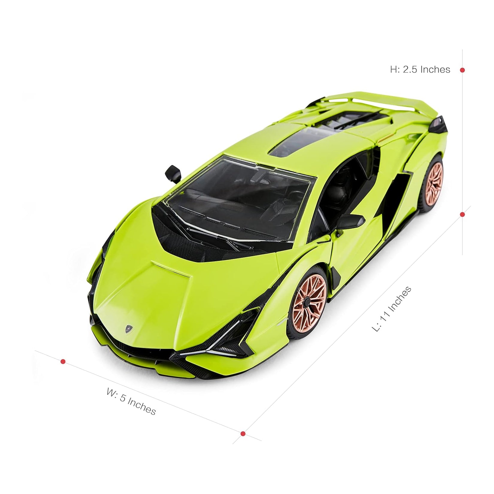 1:18 1/18 Scale RC Lamborghini Sian Build Kit Rastar Special Edition Racing Track Hypercar Supercar Toy Car Kids Children