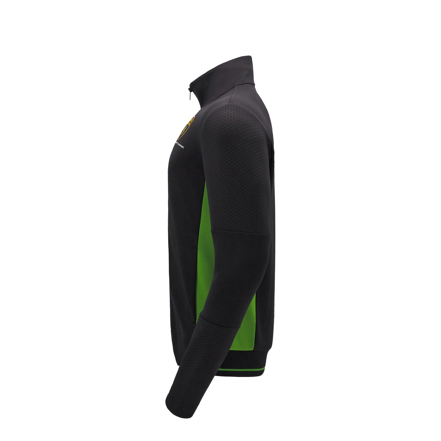 16440PLB000 Automobili Lamborghini Squadra Corse Super Trofeo Full Zip Men Sweatshirt Black Italy Italian Macron Merchandise Merch O'Gara OGara Beverly Hills Gift Gifts Ideas Green