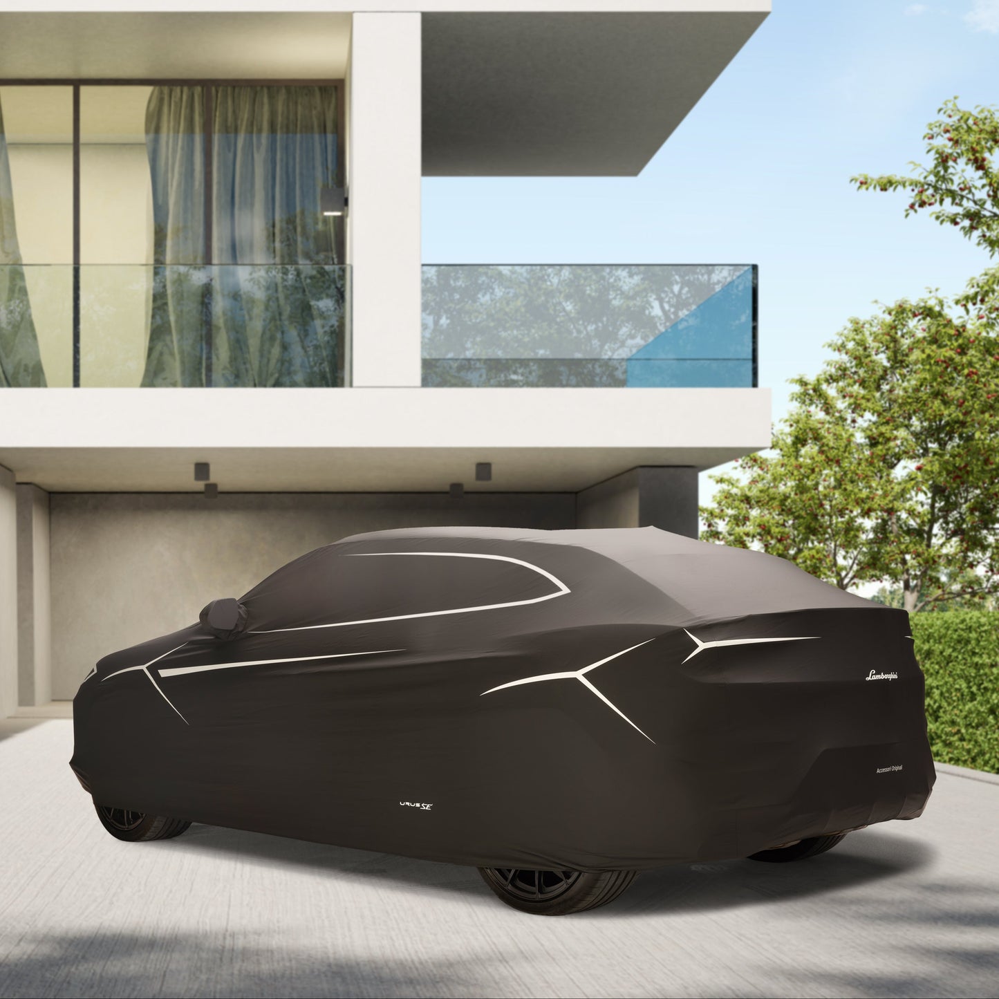 4ML860636B Lamborghini Urus SE OUTDOOR Car Cover Accessori Originali Premium Care OEM OE Genuine Vehicle Accessory Accessories Essential Essentials Travel Maintenance Storage Parking Park