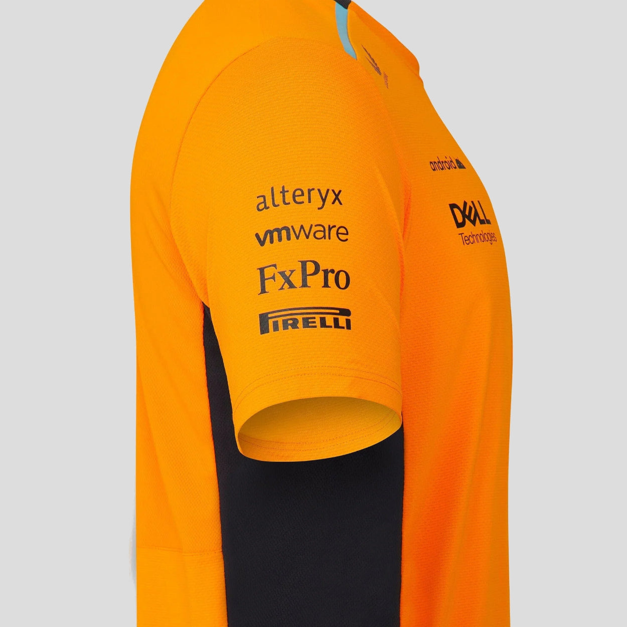McLaren F1 Men's 2023 Lando Norris Team Set Up T-Shirt Papaya