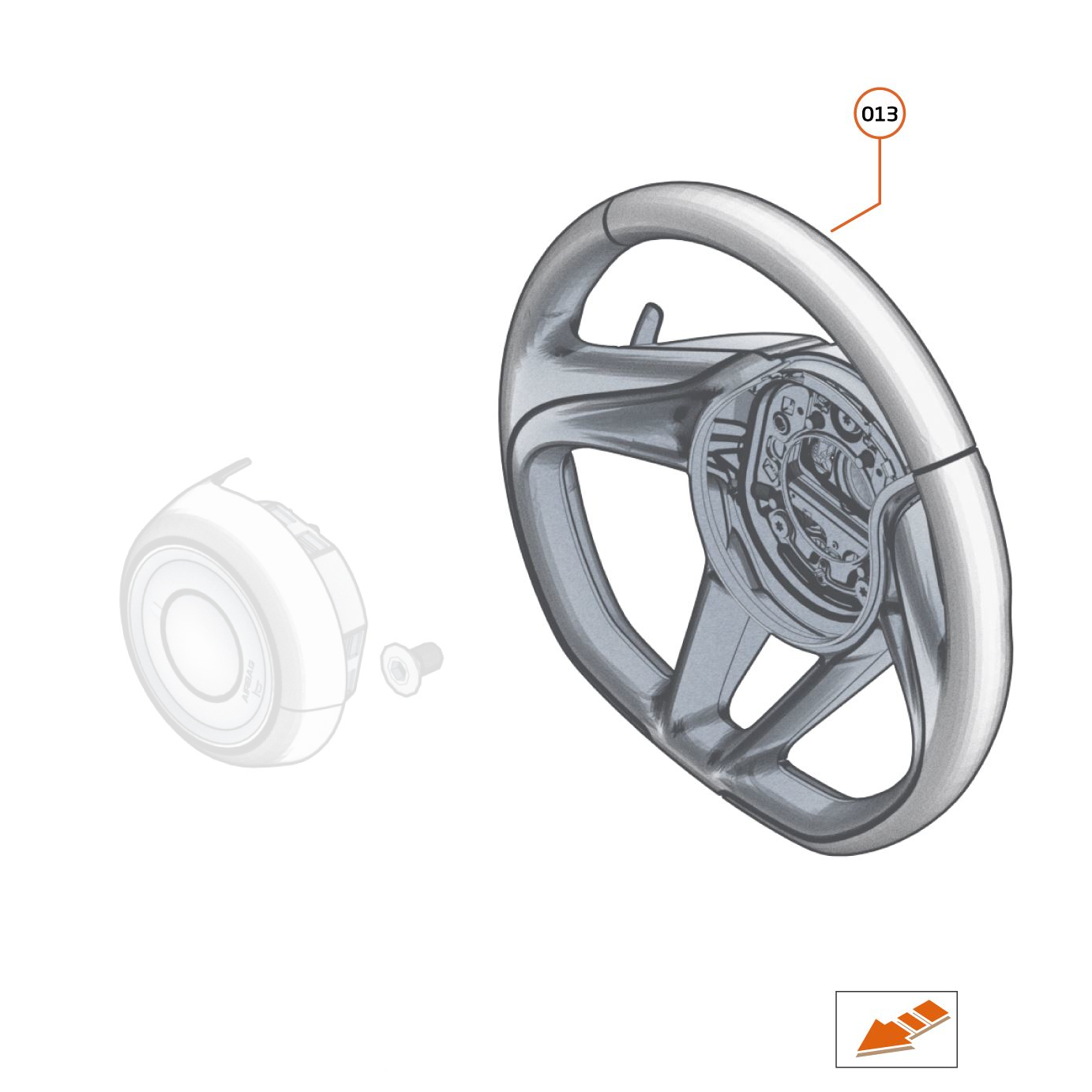McLaren GT MSO Carbon Fiber Steering Wheel
