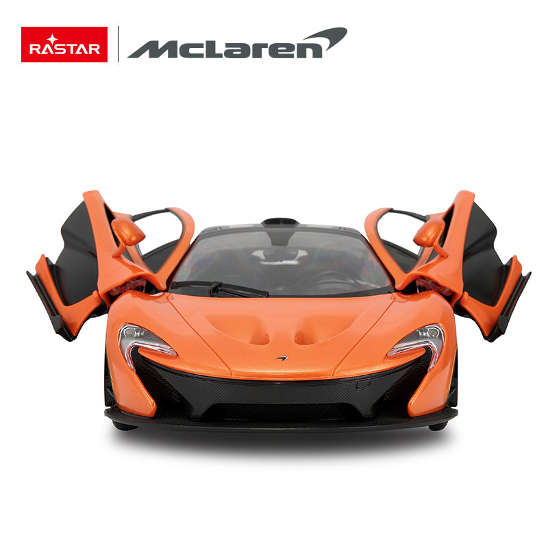 1:14 Scale RC McLaren P1 Orange RC Large Racing Hypercar Supercar Radio Controlled Rastar Toy Car Kids Children
