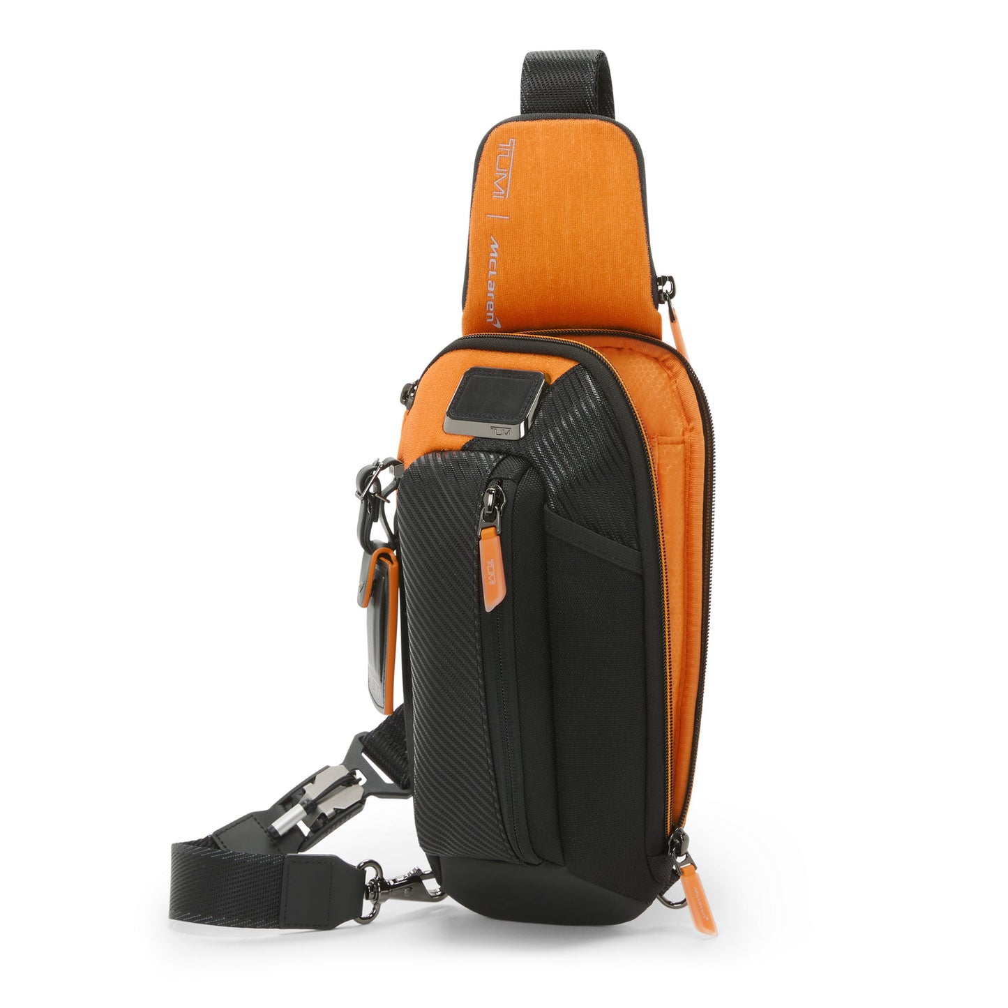 1541411041 0373050ESD McLaren x Tumi E-Sports Sling Slingbag Body Bag Backpack Pro Travel Luggage Gaming Duffel Bag Backpack Vacation Merchandise Merch Gift Gifts