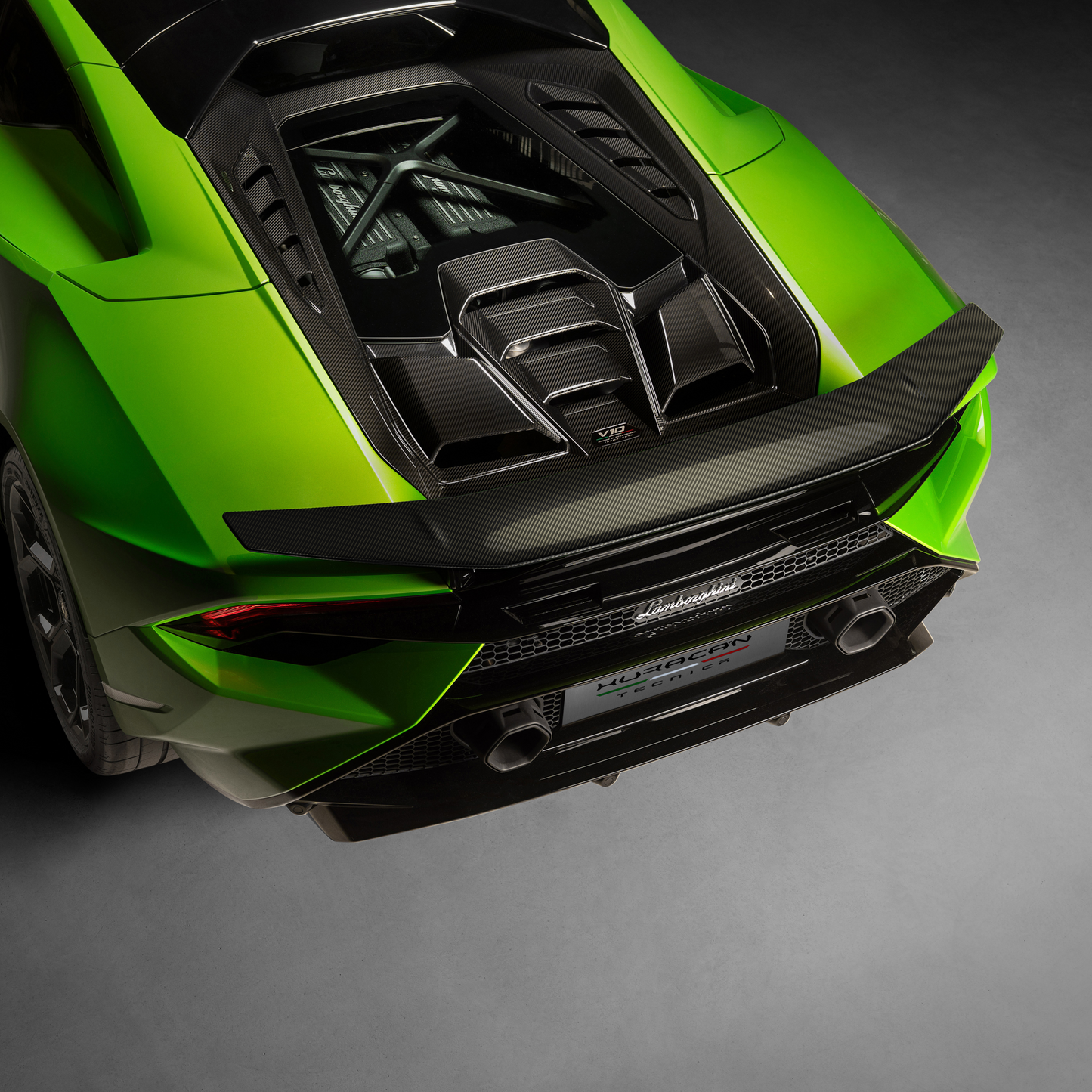 Lamborghini Huracán Tecnica Carbon Fiber Rear Wing